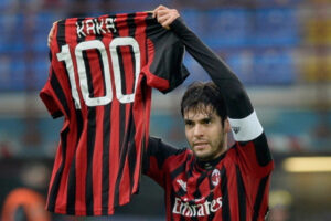 Kaka thời còn khoác áo AC Milan.